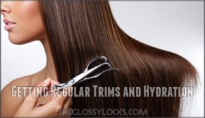 getting regular trims and hydration