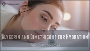 glycerin and dimethicone for hydration