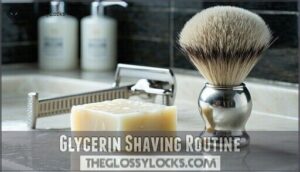 glycerin shaving routine