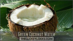 green coconut water