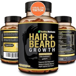 Hair + Beard Growth Vitamins B09XTPZQYH