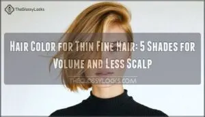 hair color for thin fine hair