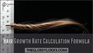 hair growth rate calculation formula