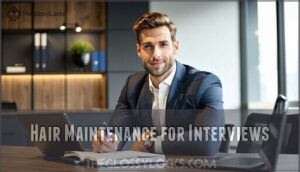 hair maintenance for interviews