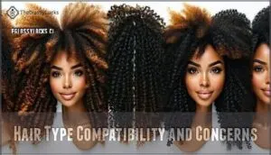 hair type compatibility and concerns