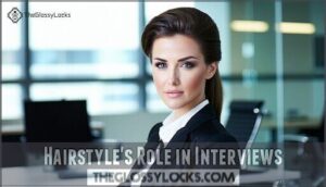 hairstyle's role in interviews