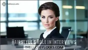hairstyle's role in interviews