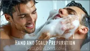 hand and scalp preparation