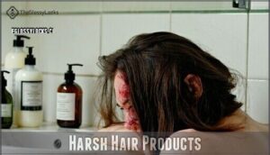 harsh hair products