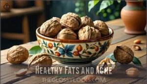 healthy fats and acne