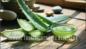 herbal treatments like aloe vera