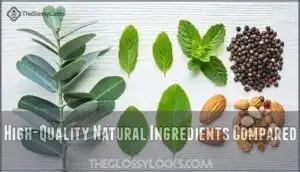 high-quality natural ingredients compared