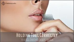 holding tool correctly holding tool correctly