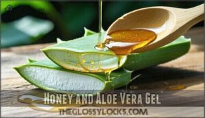 honey and aloe vera gel