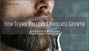 how derma rollers stimulate growth