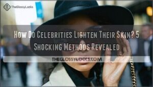 how do celebrities lighten their skin
