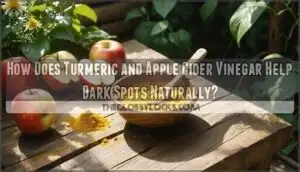 how does turmeric and apple cider vinegar help dark spots