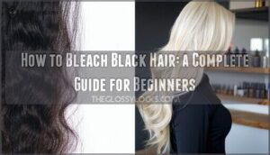 how long does it take to bleach black hair