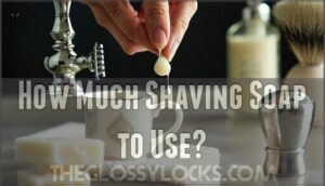 how much shaving soap to use