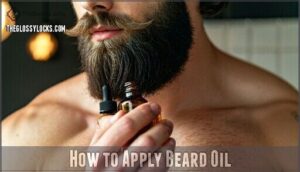 how to apply beard oil