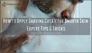 how to apply shaving cream for smooth skin