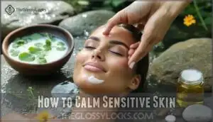 how to calm sensitive skin
