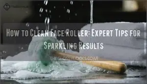 how to clean face roller
