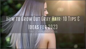 how to grow out gray hair