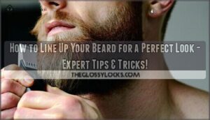 how to line up beard