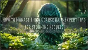 how to manage thick coarse hair