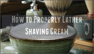 how to properly lather shaving cream