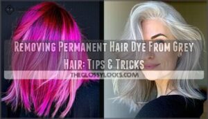 how to remove permanent hair dye from grey hair