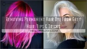 how to remove permanent hair dye from grey hair