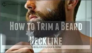 how to trim a beard neckline