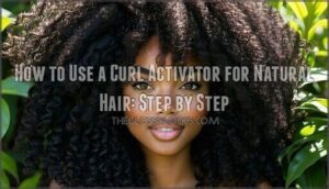 how to use a curl activator for natural hair: step by step