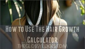 how to use the hair growth calculator