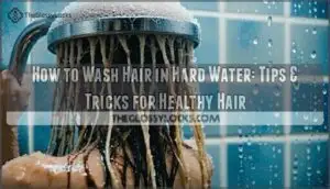 how to wash hair in hard water