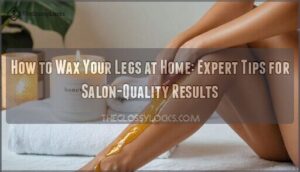 how to wax your legs at home