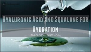 hyaluronic acid and squalane for hydration