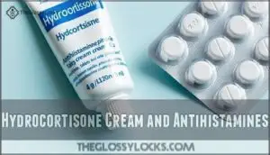 hydrocortisone cream and antihistamines
