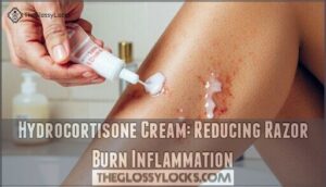 hydrocortisone cream: reducing razor burn inflammation