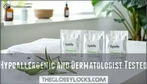 hypoallergenic and dermatologist tested hypoallergenic and dermatologist tested