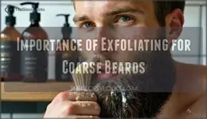 importance of exfoliating for coarse beards