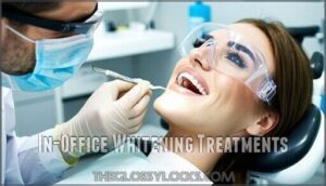in-office whitening treatments