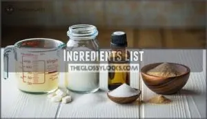ingredients list