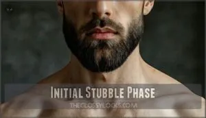 initial stubble phase