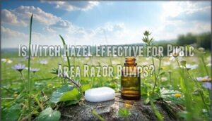 is witch hazel effective for pubic area razor bumps