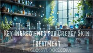 key ingredients for crepey skin treatment