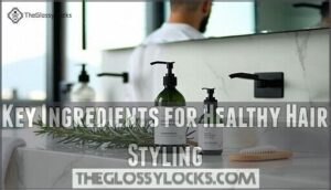 key ingredients for healthy hair styling