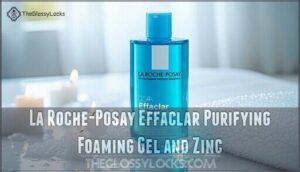 la roche-posay effaclar purifying foaming gel and zinc